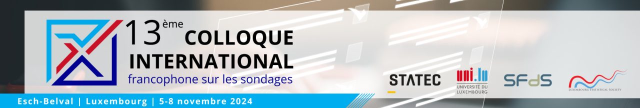 Statec 13ème Colloque francophone sur les Sondages - Statistiques - Luxembourg